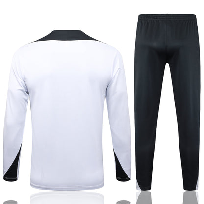 Chelsea White/Black Tracksuit Half-Zip 25/26