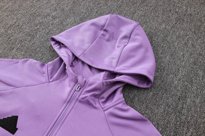 Tracksuit Real Madrid Purple/Gray 24/25