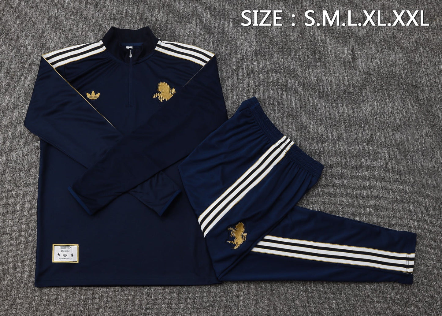 Juventus Dark Blue Tracksuit Half-Zip 25/26