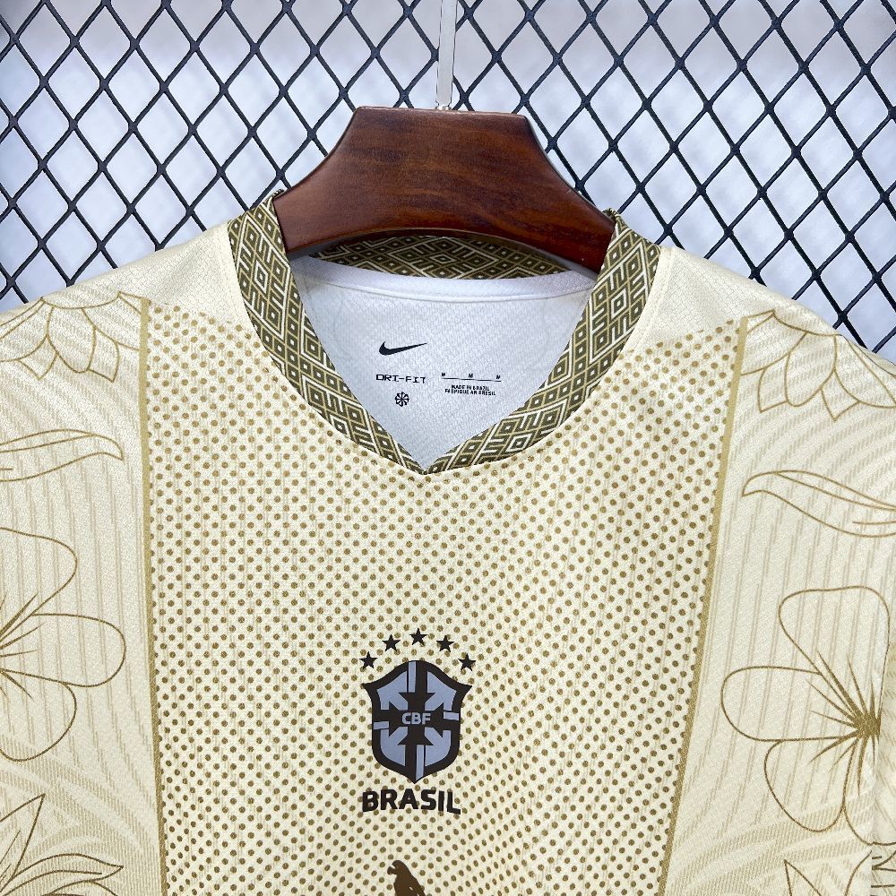 Brazil Special Edition Beige Jersey 25/26