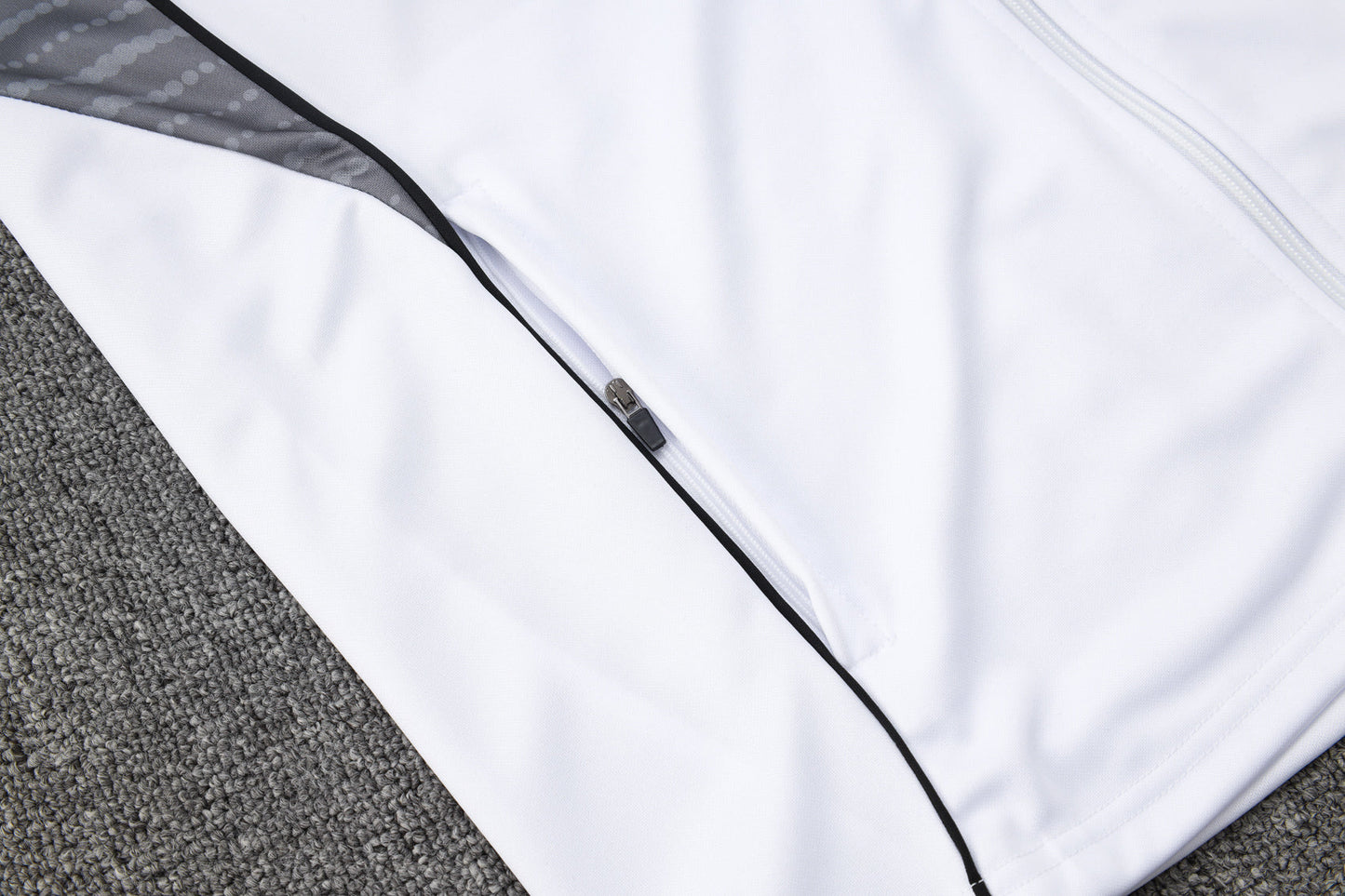 Real Madrid White Tracksuit Full-Zip 25/26