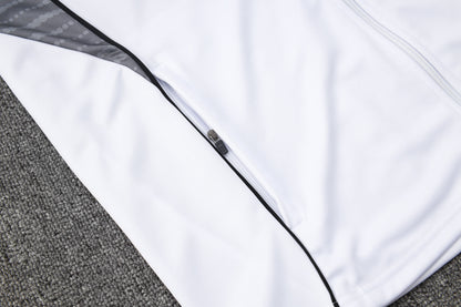 Real Madrid White Tracksuit Full-Zip 25/26