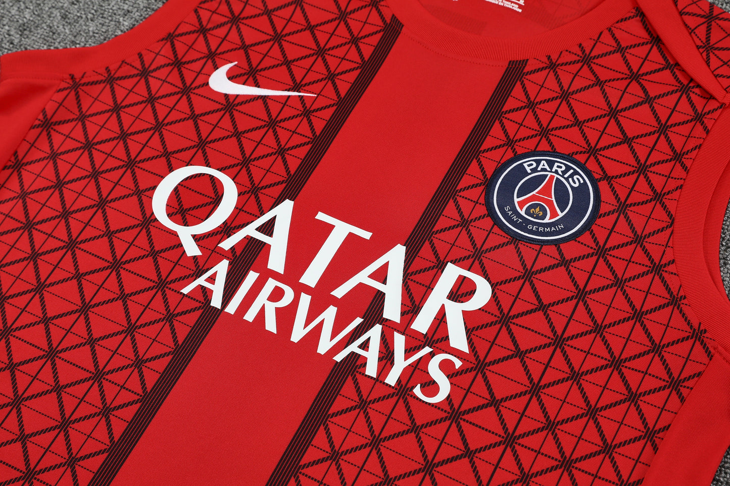 Kit Tank Top + Shorts PSG Training Red/Blue 25/26