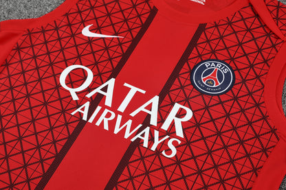 Kit Tank Top + Shorts PSG Training Red/Blue 25/26