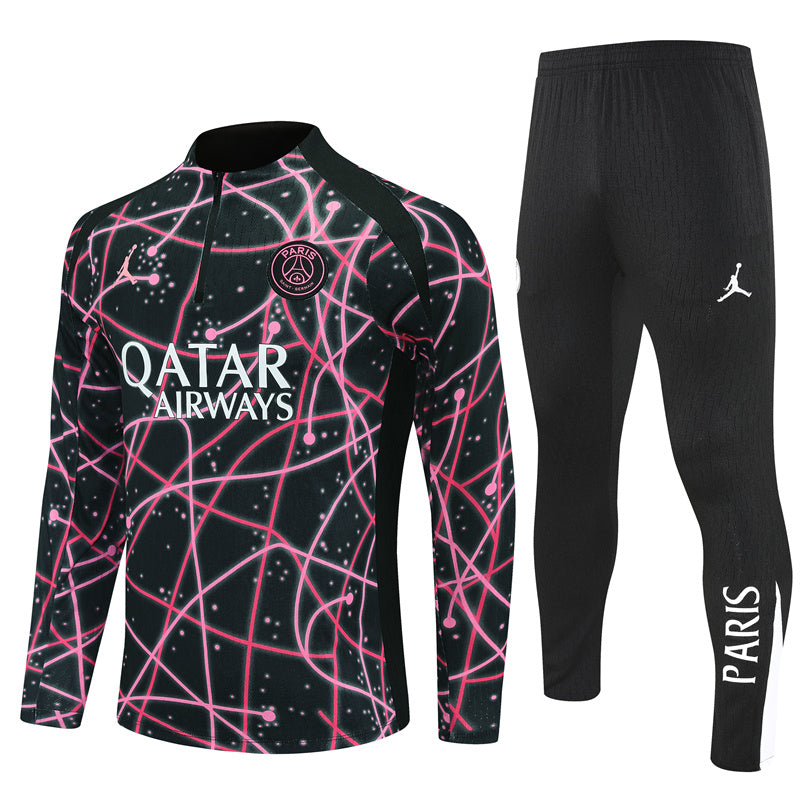 Tracksuit PSG Training Black/Pink 25/26