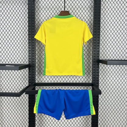 Brazil Home 2025 Kit Kids (Women's Team)