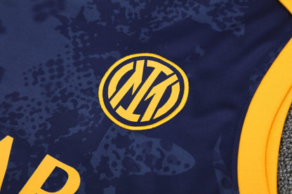 Inter Milan Blue/Black Training Tank Top + Shorts Kit 25/26