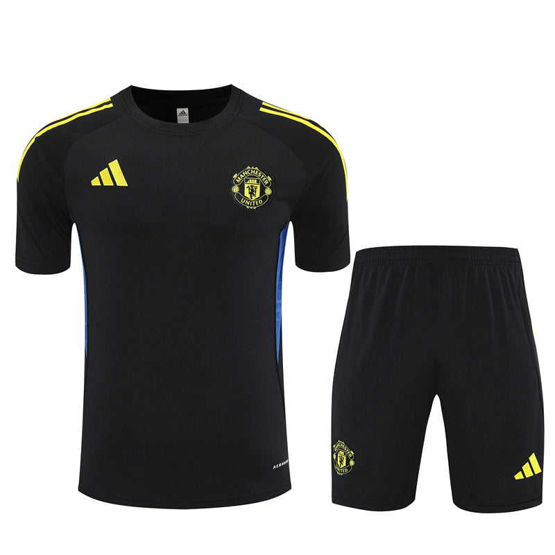 Kit Shirt + Shorts Manchester United Black Training 25/26