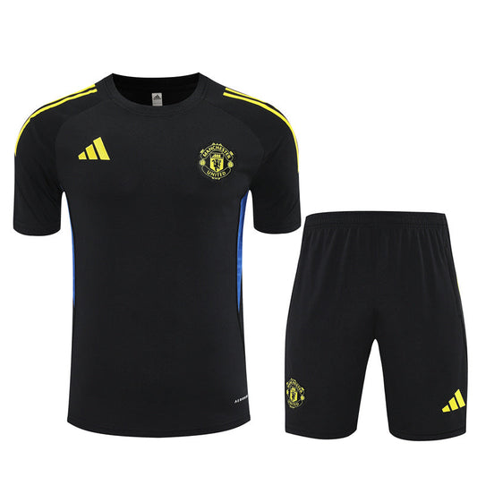 Kit Shirt + Shorts Manchester United Black Training 25/26