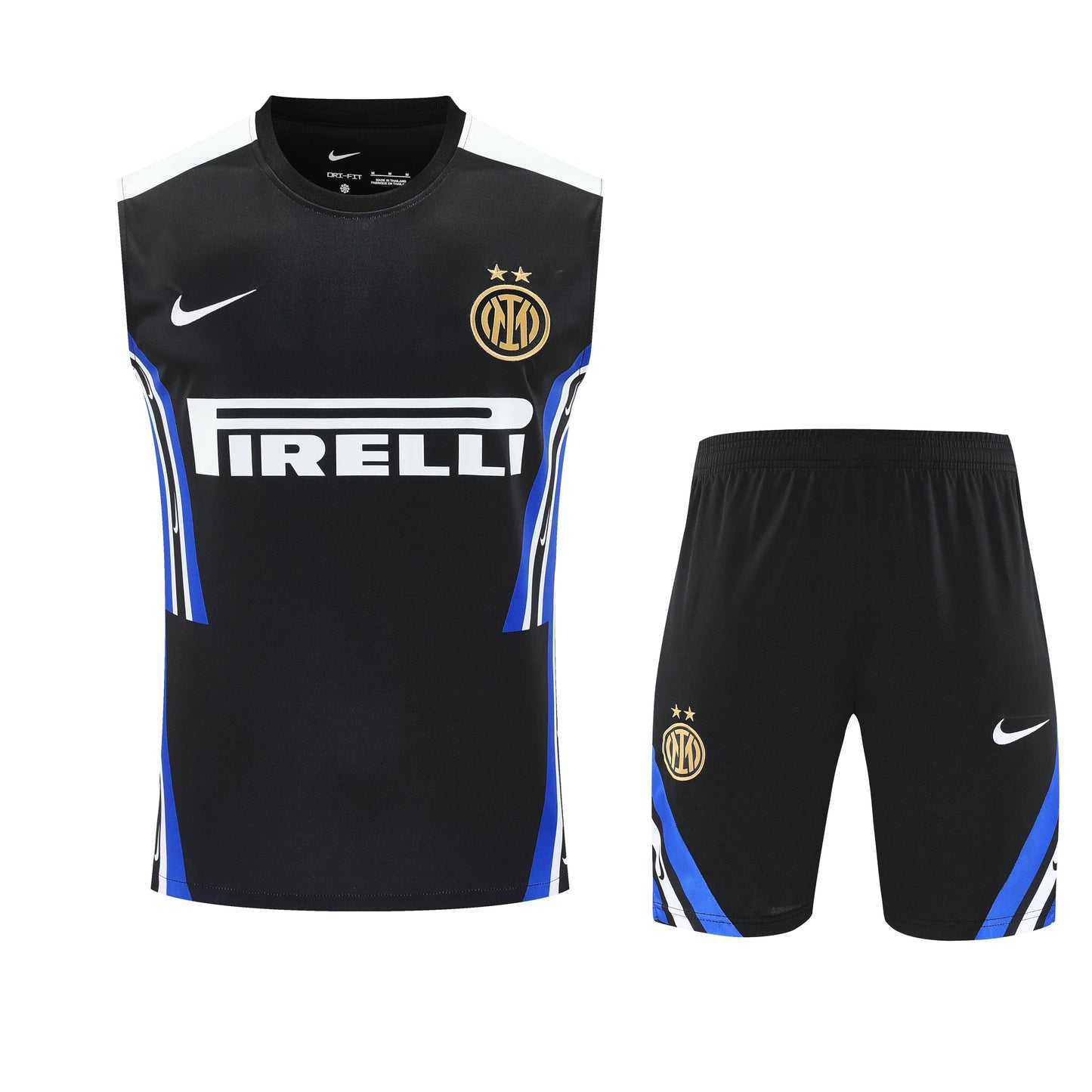 Kit Tank Top + Shorts Inter Milan Black Training 25/26