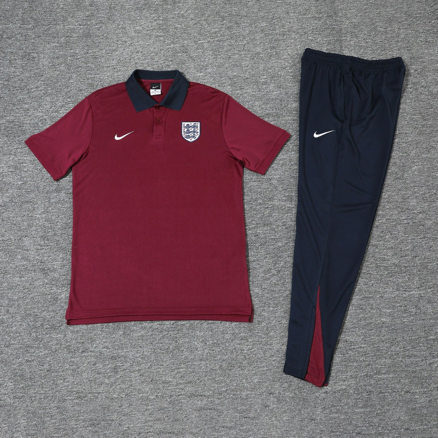 Kit Polo + Pants England Red/Dark Blue 25/26