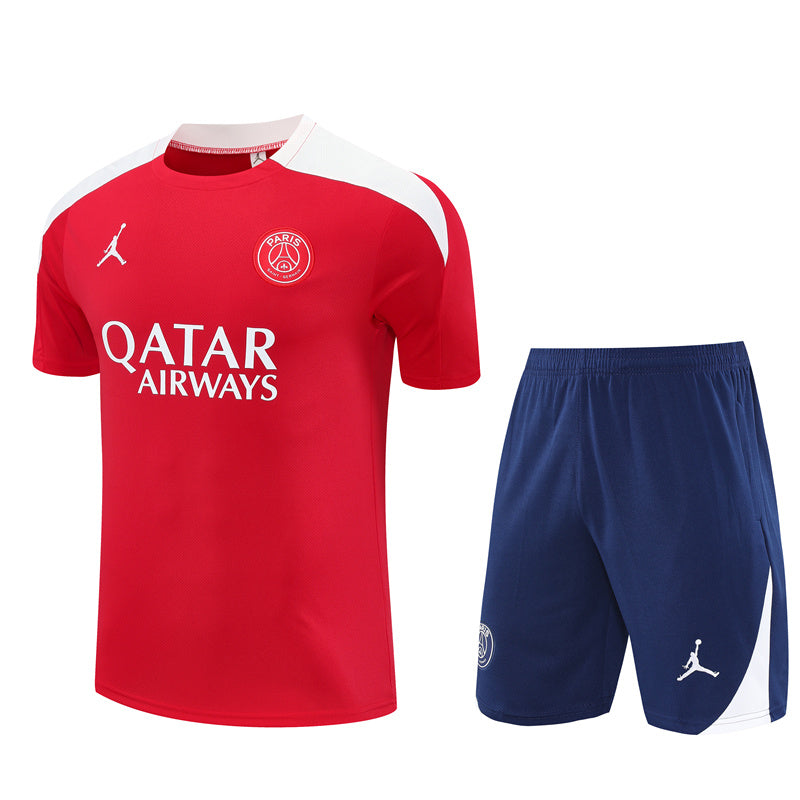 Kit Shirt + Shorts PSG Red/Blue Training 25/26
