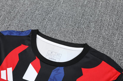 Kit Shirt + Shorts Manchester United Black/Blue/Red Training 25/26