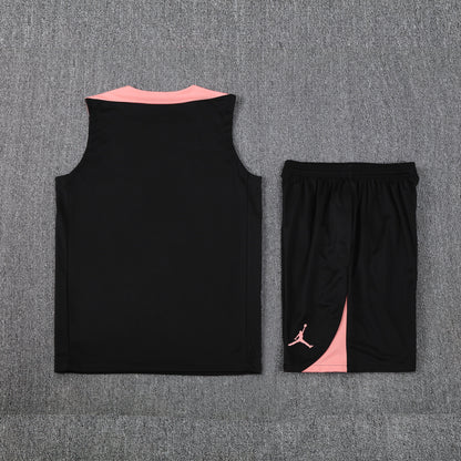 Kit Tank Top + Shorts Barcelona Black/Pink Training 25/26