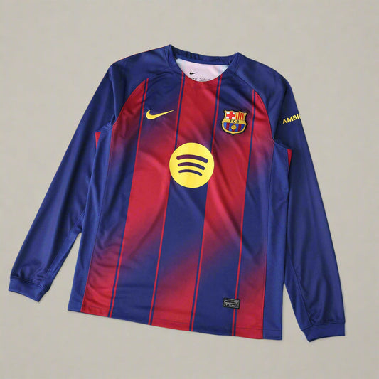 Barcelona Home Jersey Long Sleeve 25/26