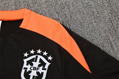 Kit Shirt + Shorts Brazil Black 25/26