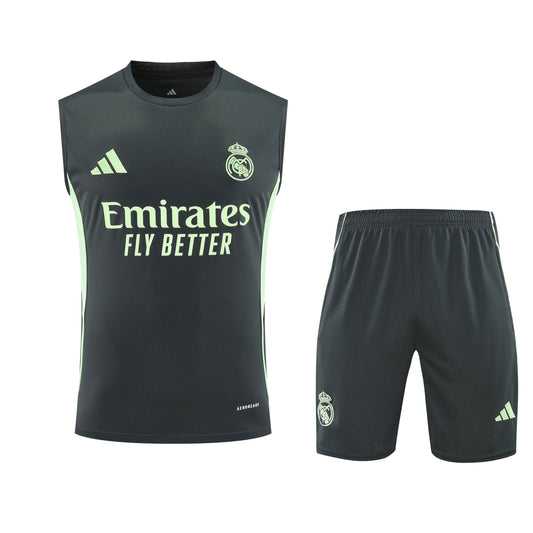 Kit Tank Top + Shorts Real Madrid Green 25/26