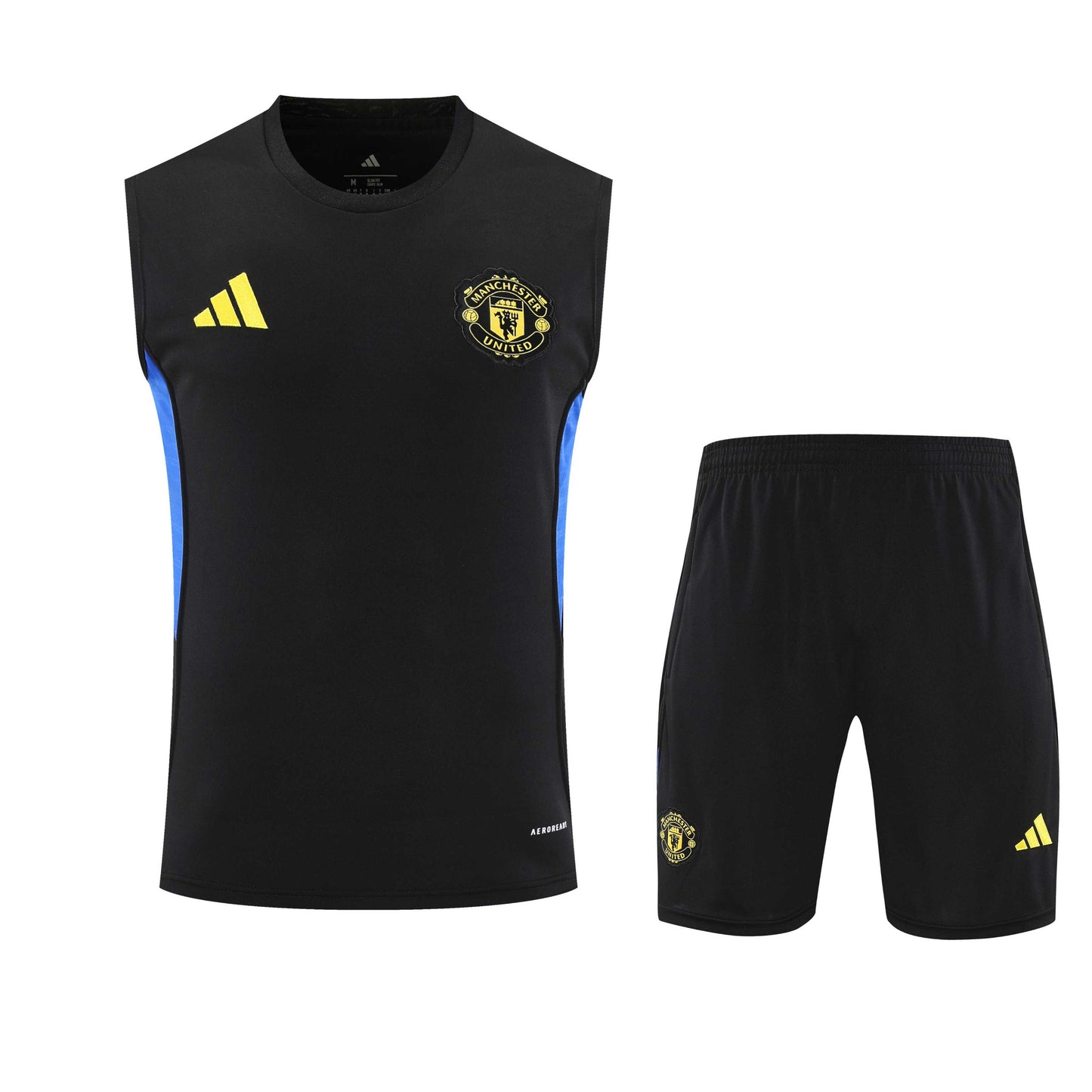 Kit Tank Top + Shorts Manchester United Training Black 25/26