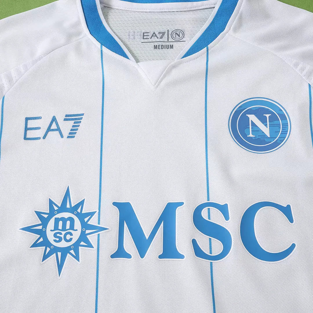 Maglia Napoli Away 26/27 Uomo Bianco | Maglia da Calcio - CalcioVivo