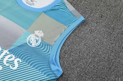 Kit Tank Top + Shorts Real Madrid Training Blue 25/26