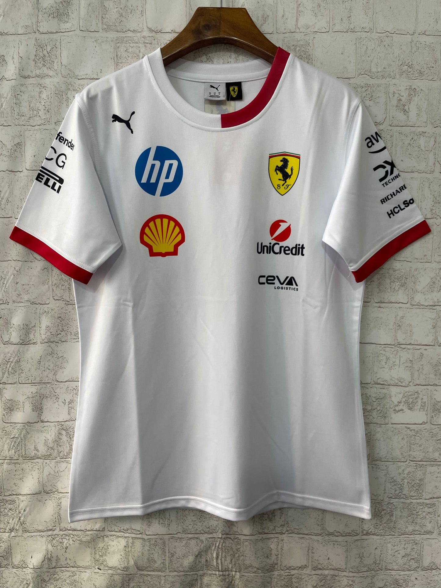 T-Shirt Ferrari 2025 Bianca