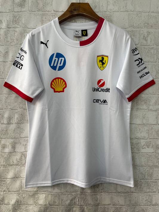 T-Shirt Ferrari 2025 Bianca