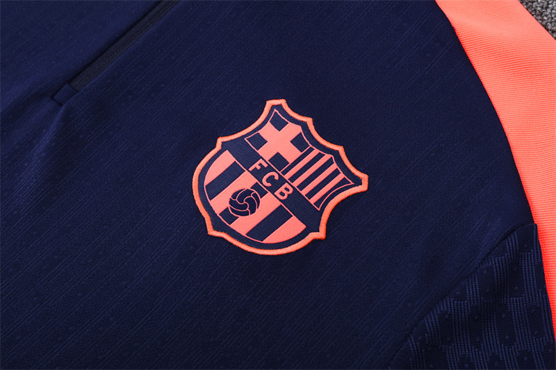 Tracksuit Barcelona Dark Blue/Pink Training 24/25