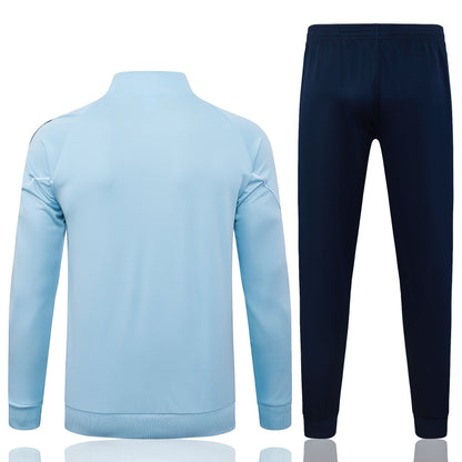 Manchester City Light/Dark Blue Tracksuit Full-Zip 25/26