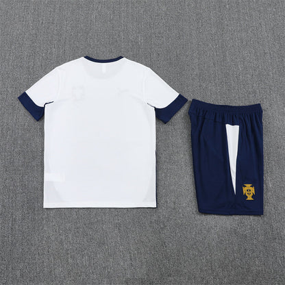 Kit Shirt + Shorts Portugal Blue/White Training 25/26