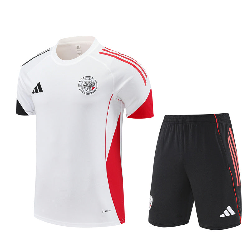Kit Shirt + Shorts Ajax White/Black Training 25/26