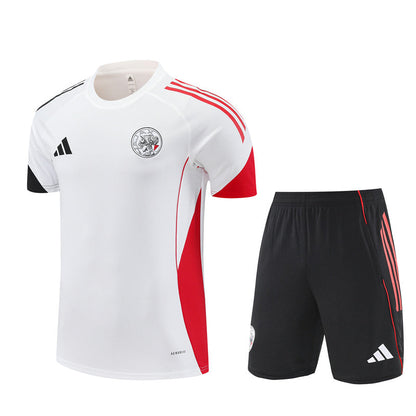 Kit Shirt + Shorts Ajax White/Black Training 25/26