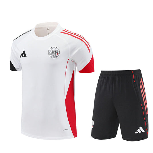 Kit Shirt + Shorts Ajax White/Black Training 25/26