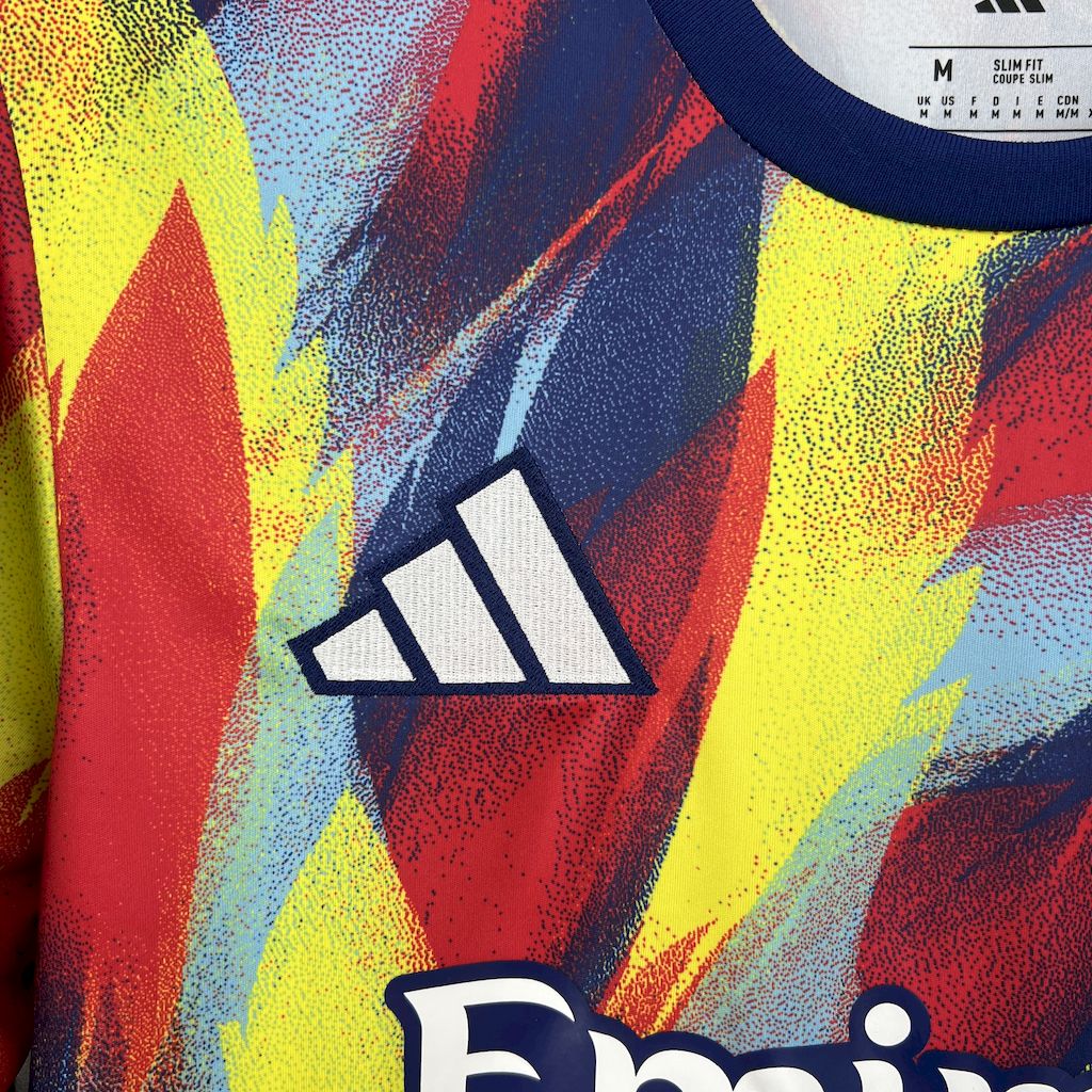 Arsenal 2025-26 Colorful Pre-Match Training Jersey