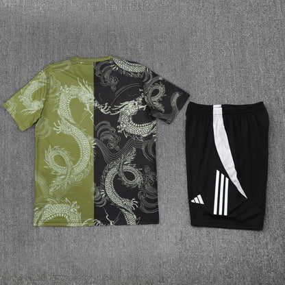 Kit Shirt + Shorts Real Madrid Black/Green Training 25/26