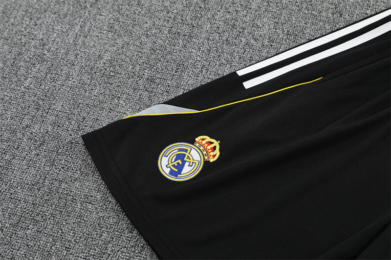 Real Madrid Black Training Shirt + Shorts Kit 25/26