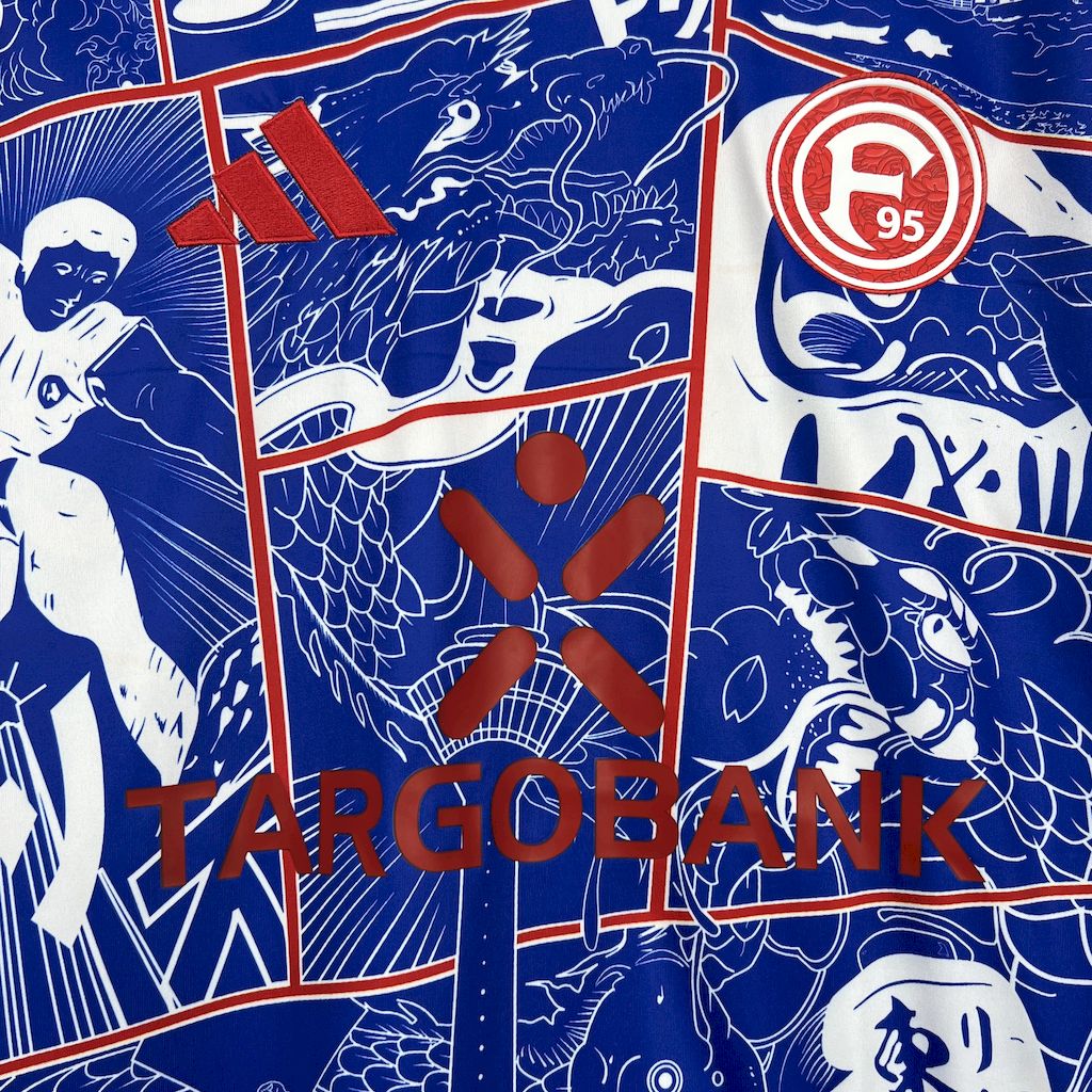 Fortuna Dusseldorf "Little Tokyo" Special Edition Blue Jersey 2025