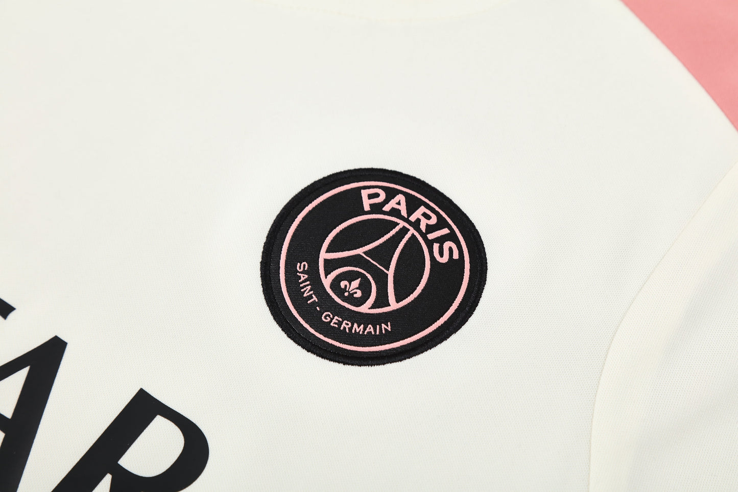 Kit Shirt + Shorts PSG White/Black/Pink Training 25/26