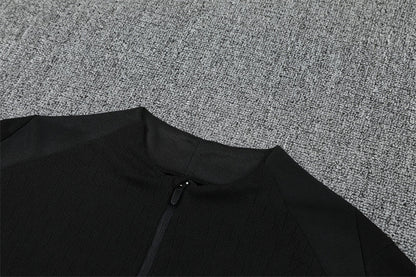 Paris Black Tracksuit Half-Zip 25/26 - CalcioVivo