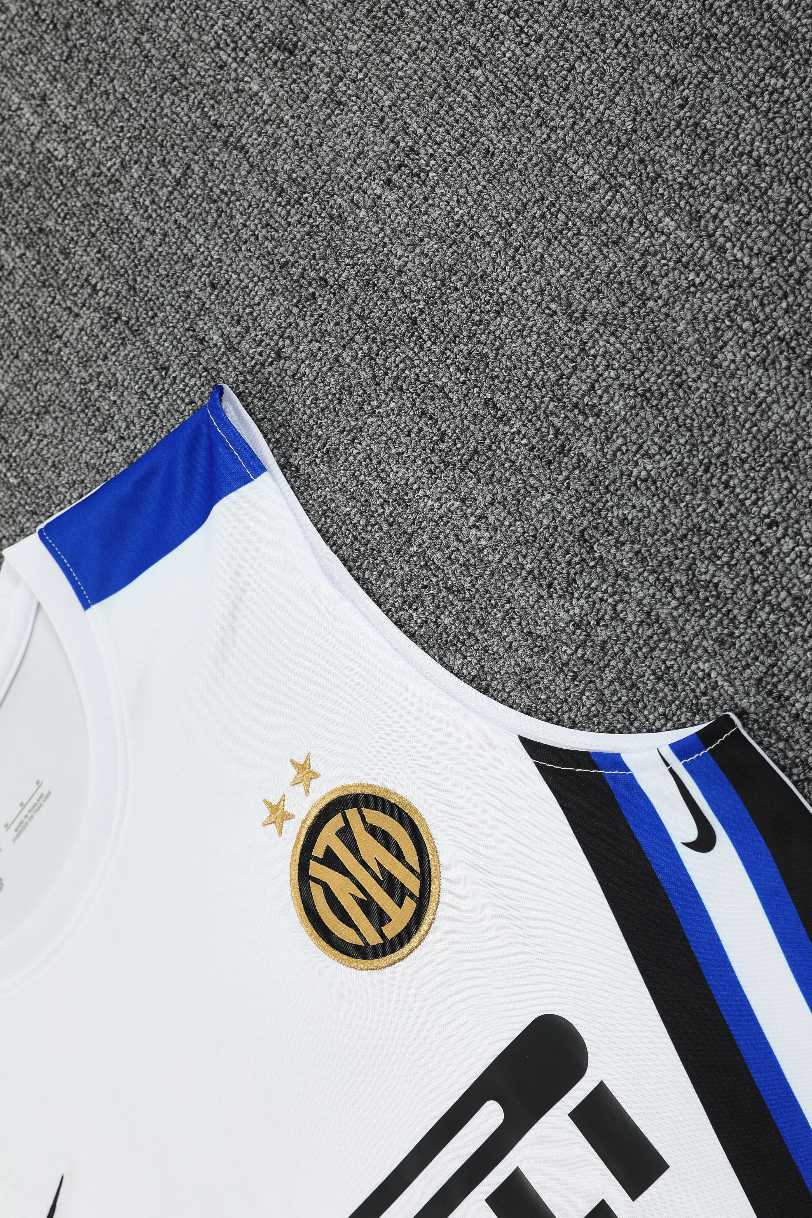 Kit Tank Top + Shorts Inter Milan White Training 25/26