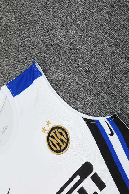 Kit Tank Top + Shorts Inter Milan White Training 25/26