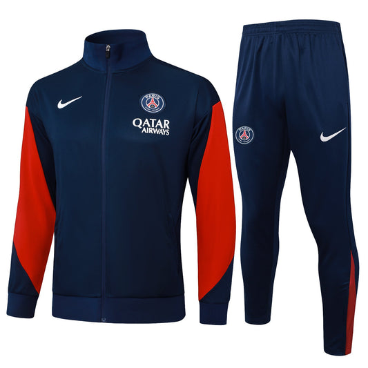 Paris Blue/Red Full-Zip Tracksuit 25/26