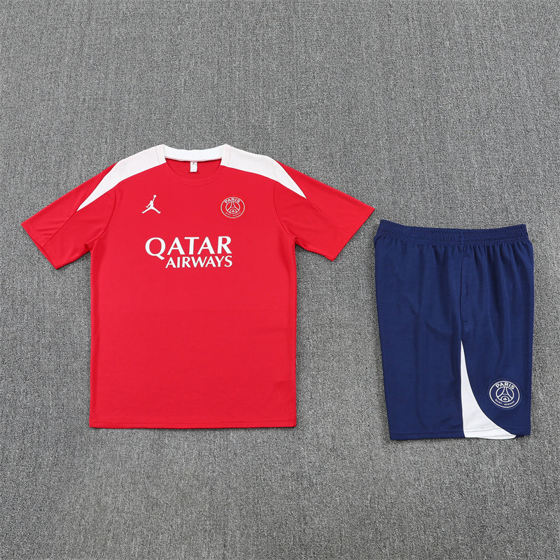Kit Shirt + Shorts PSG Red/Blue Training 25/26