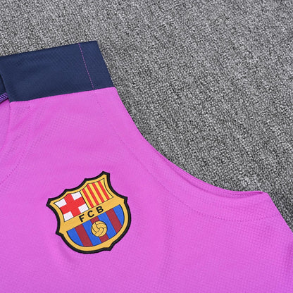 Kit Tank Top + Shorts Barcelona Purple Training 25/26