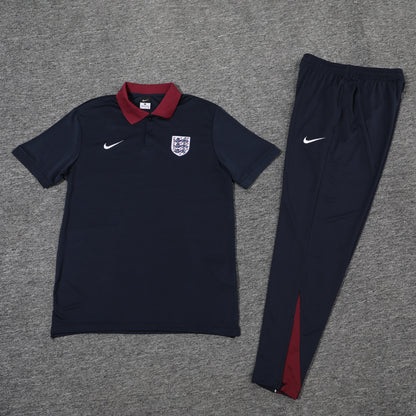 Kit Polo + Pants England Dark Blue 25/26