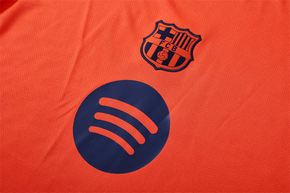 Kit Shirt + Shorts Barcelona Orange/Dark Blue 25/26