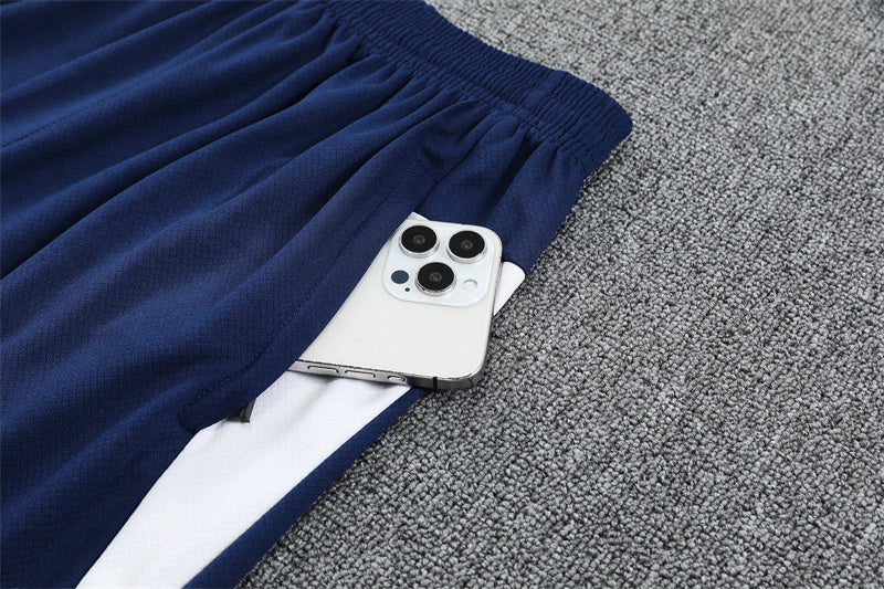 Kit Shirt + Shorts Portugal Blue/White Training 25/26