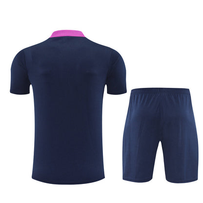 Kit Shirt + Shorts Barcelona Dark Blue Training 25/26