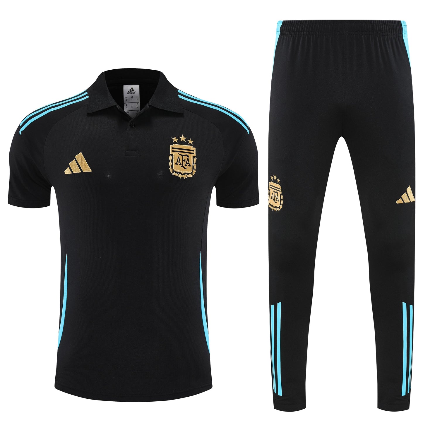 Kit Polo + Pants Argentina Black 25/26