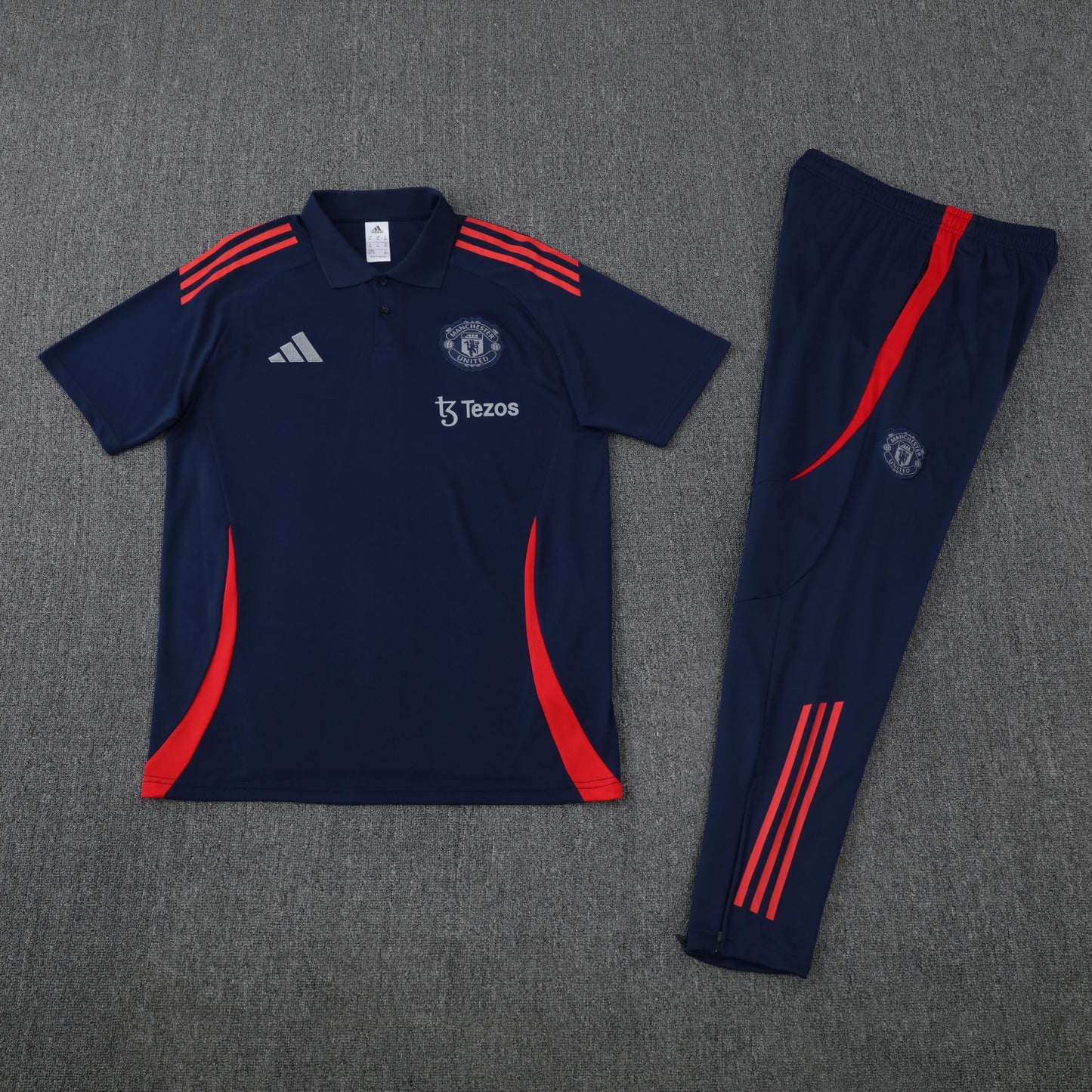 Polo Kit + Pants Manchester United Blue 25/26
