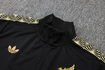 Mexico Black/Gold Tracksuit Full-Zip 25/26